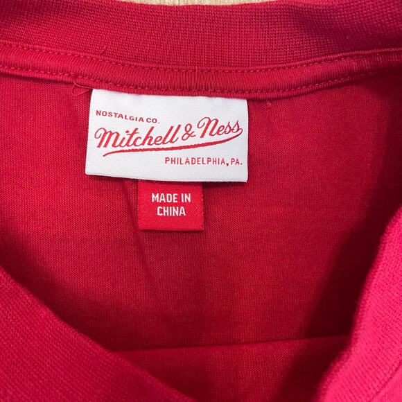 Mitchell & Ness Oklahoma Sooners OU Red Pocket T-Shirt Men Medium? Pit to Pit 20 - Picture 7 of 7